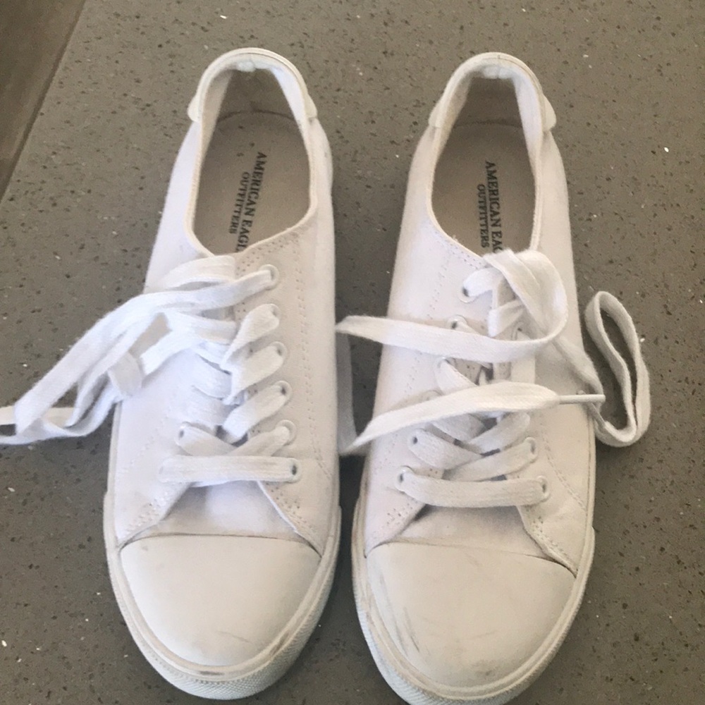 White sneakers